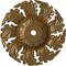 Ekena Millwork Needham Ceiling Medallion (Fits Canopies up to 4 1/4"), Hand-Painted Pale Gold, 14 5/8"OD x 2 1/4"P CM14NEPAS - alternate 1